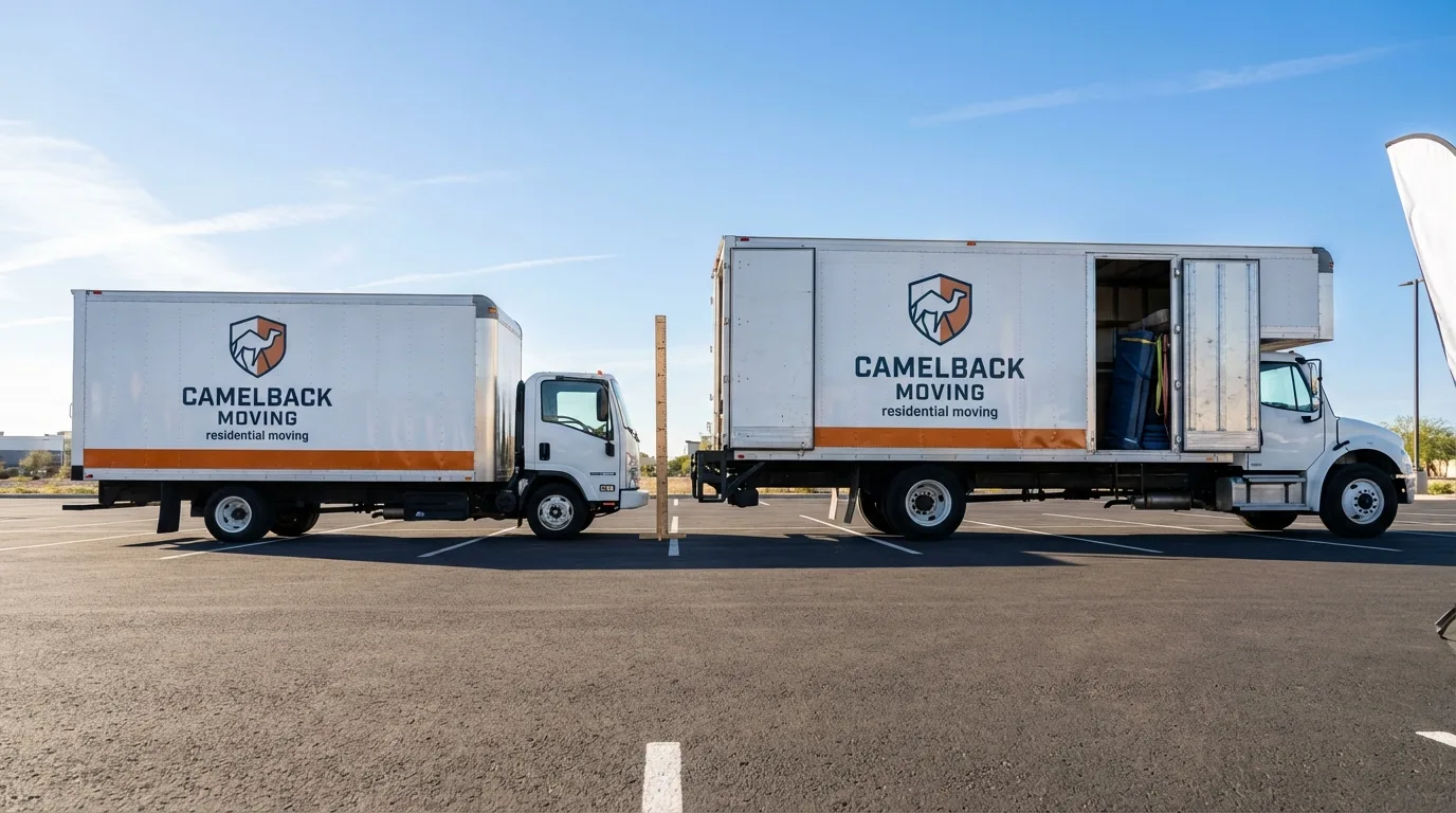 Moving truck size capacity guide in White River Junction
